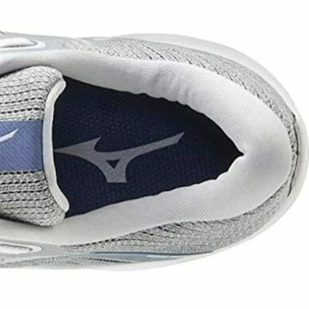 NEW in BOX MIZUNO WAVE RIDER 24 Grey Blue Red 7 US Women 37 EUR